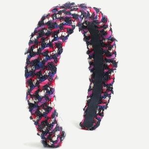 J. Crew Tweed Headband NWT